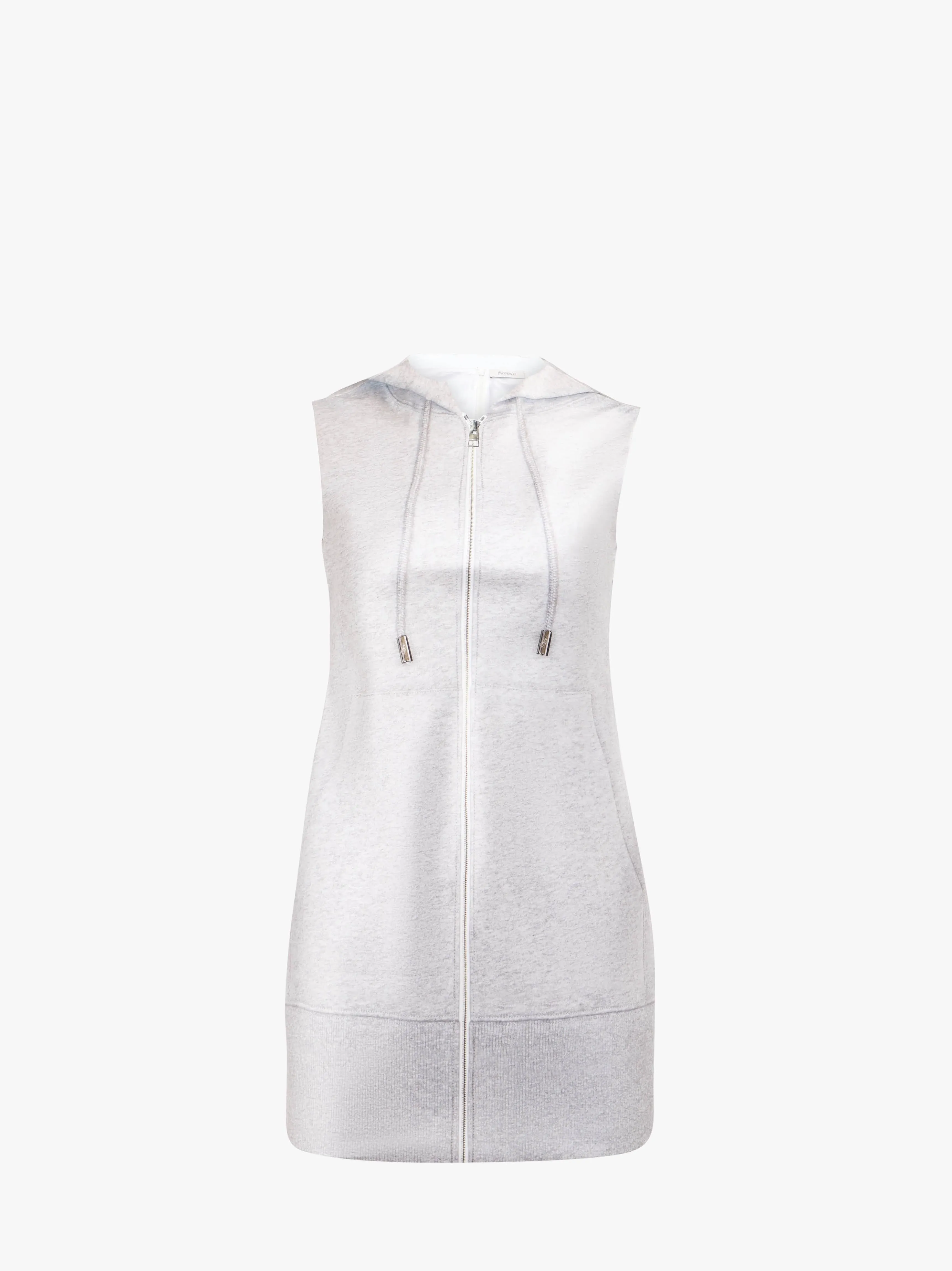 GREY MELANGE MINI SHIFT DRESS