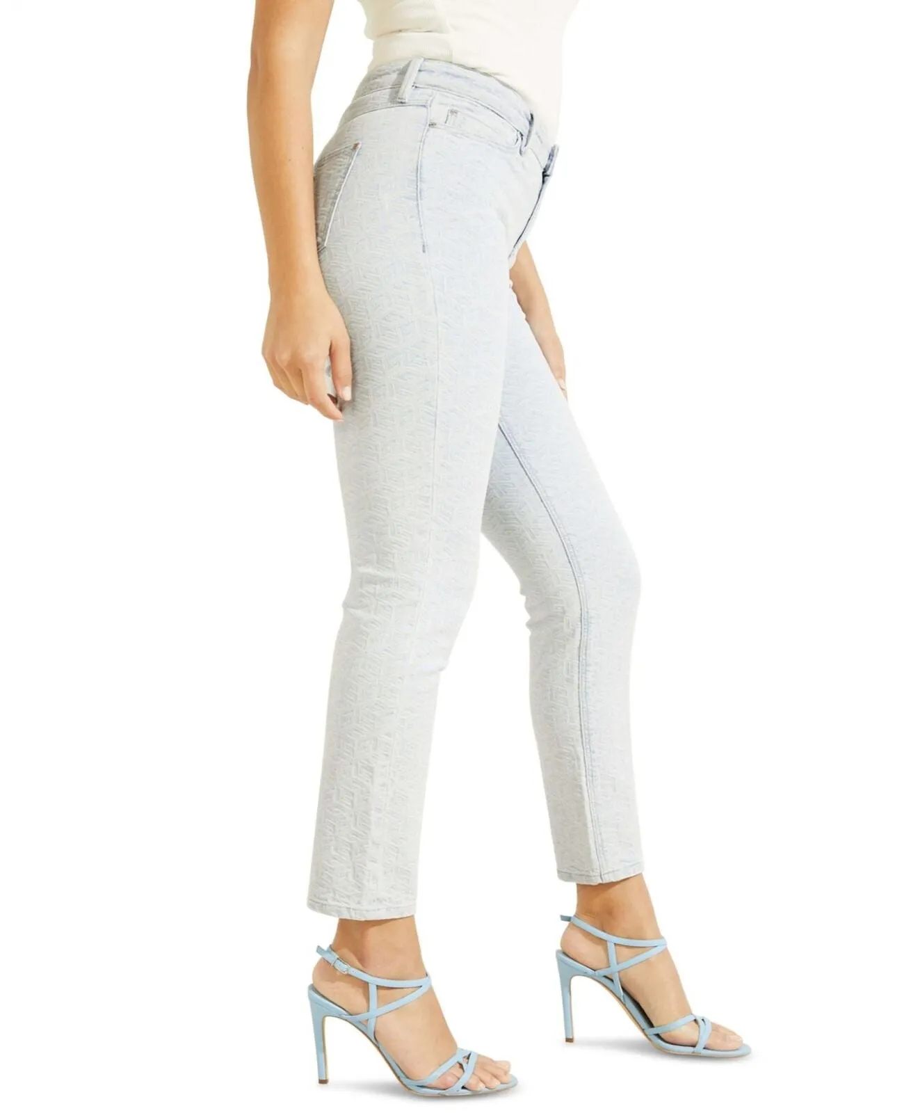 Guess Women's 1981 High Rise Stretch Skinny Fit Jean W2PA46D4S33