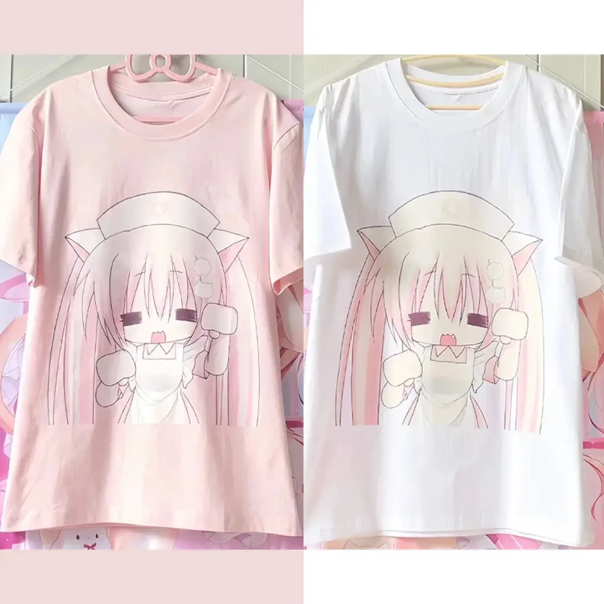 Harajuku Kawaii Anime T-Shirt – Y2K Cute Cartoon Tee From Kawaii Stop