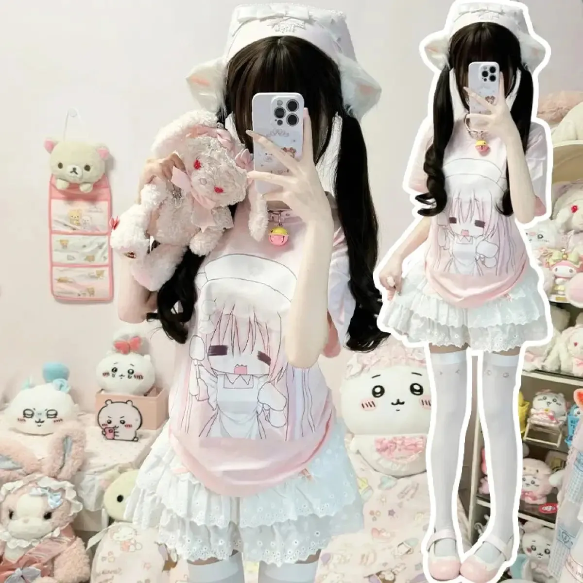 Harajuku Kawaii Anime T-Shirt – Y2K Cute Cartoon Tee From Kawaii Stop