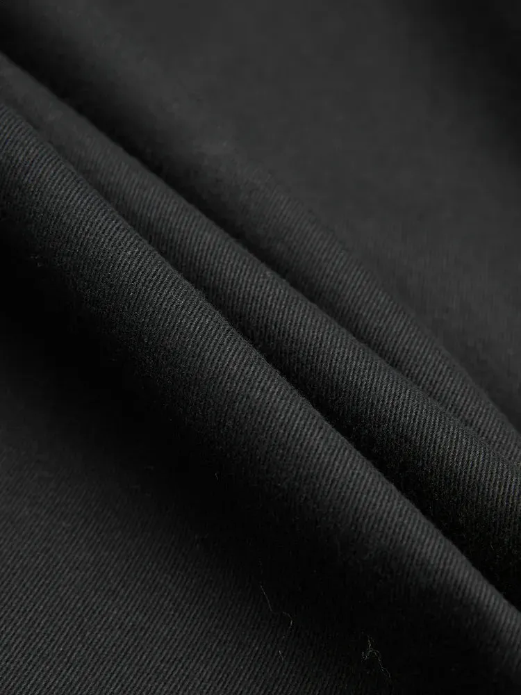 High Waist Pleated Irregular Long Wide Leg Pants Loose Fit Pants for Women