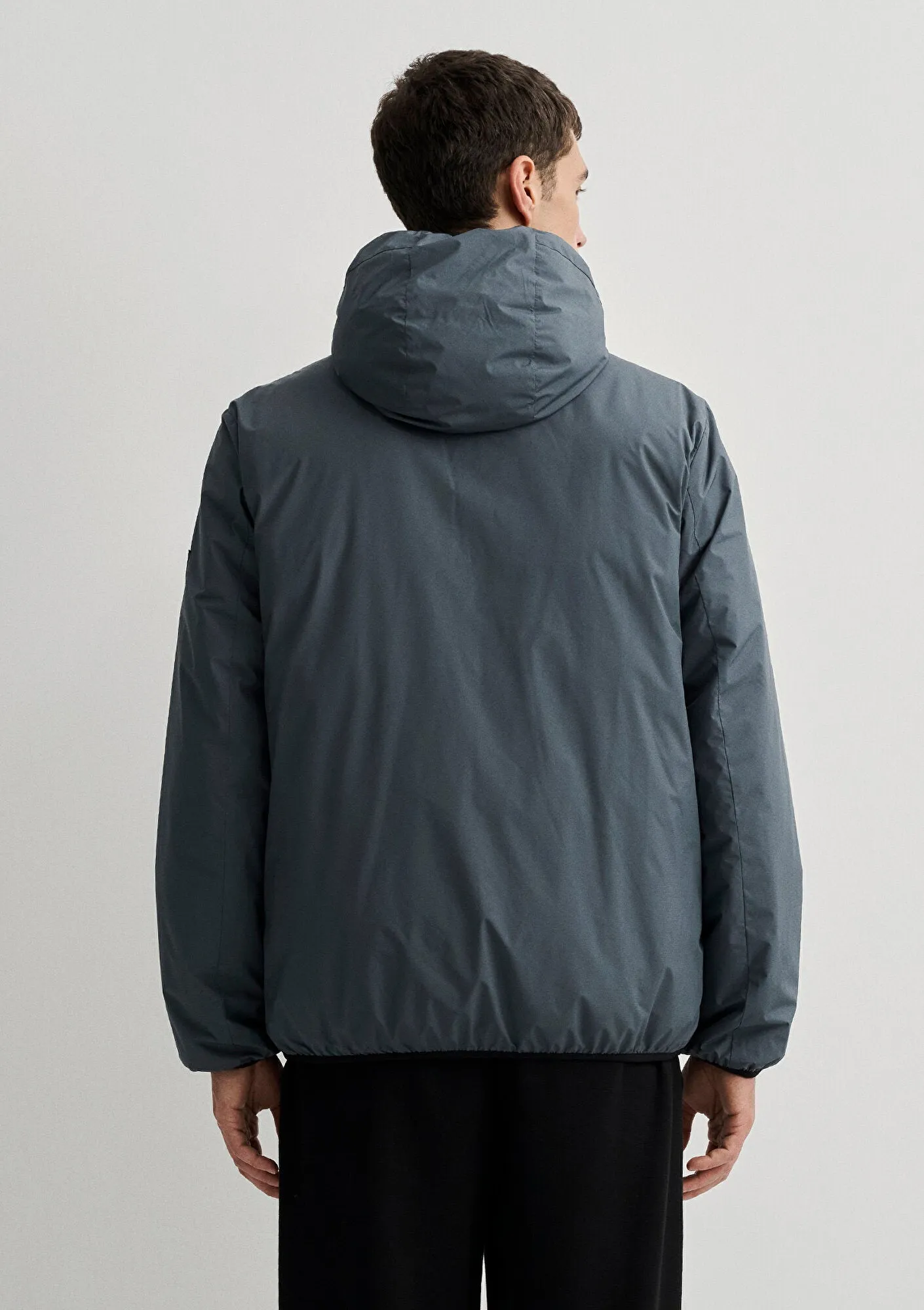 Hooded Navy Jacket