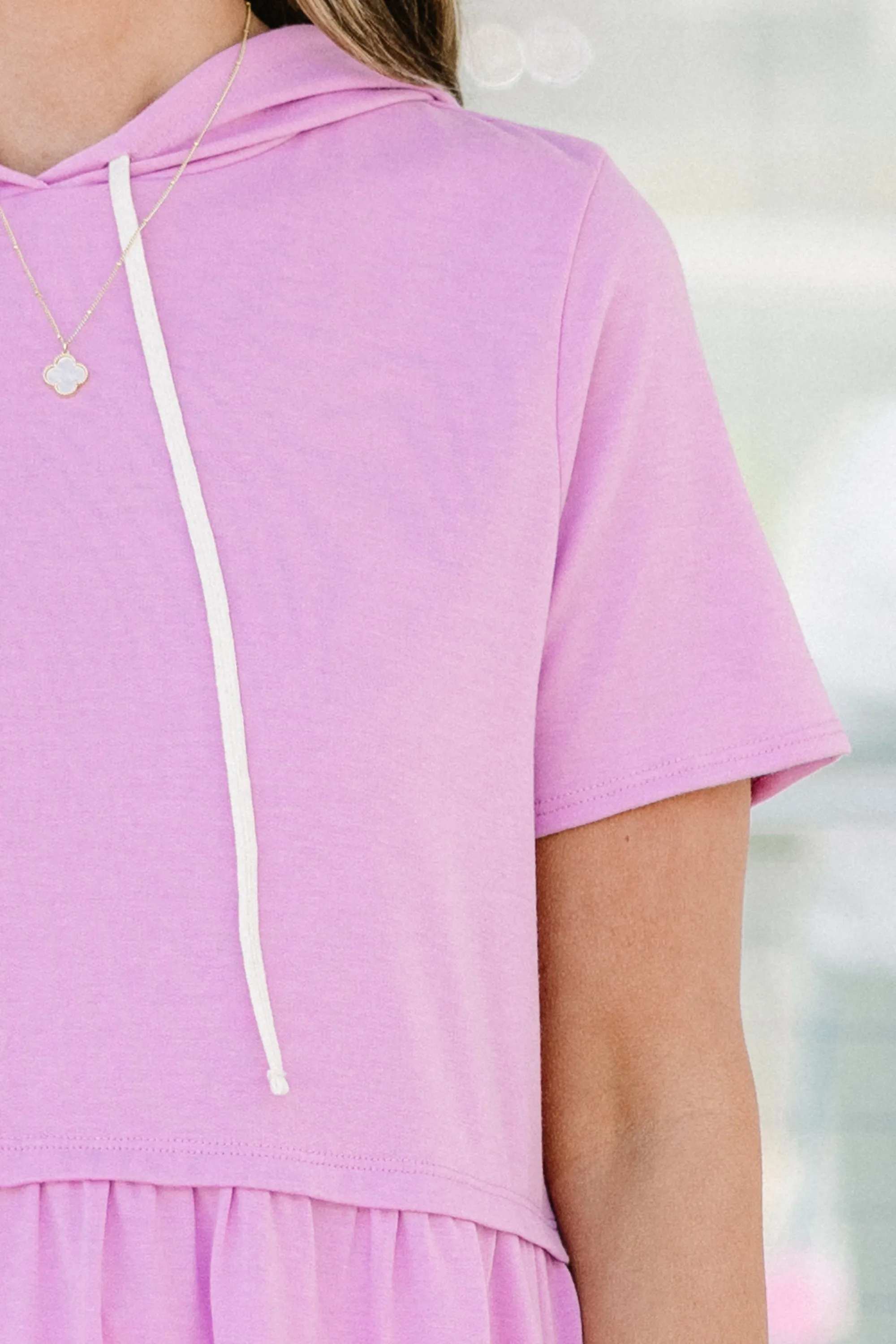 I Would Rather Hoodie, Dusty Purple