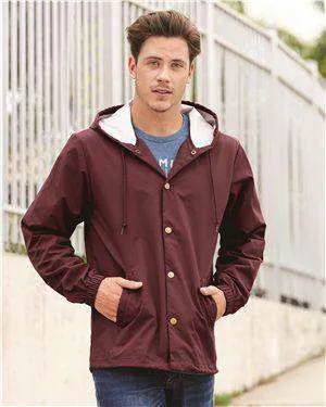 Independent Trading Men's Hoodie Windbreaker - EXP95NB
