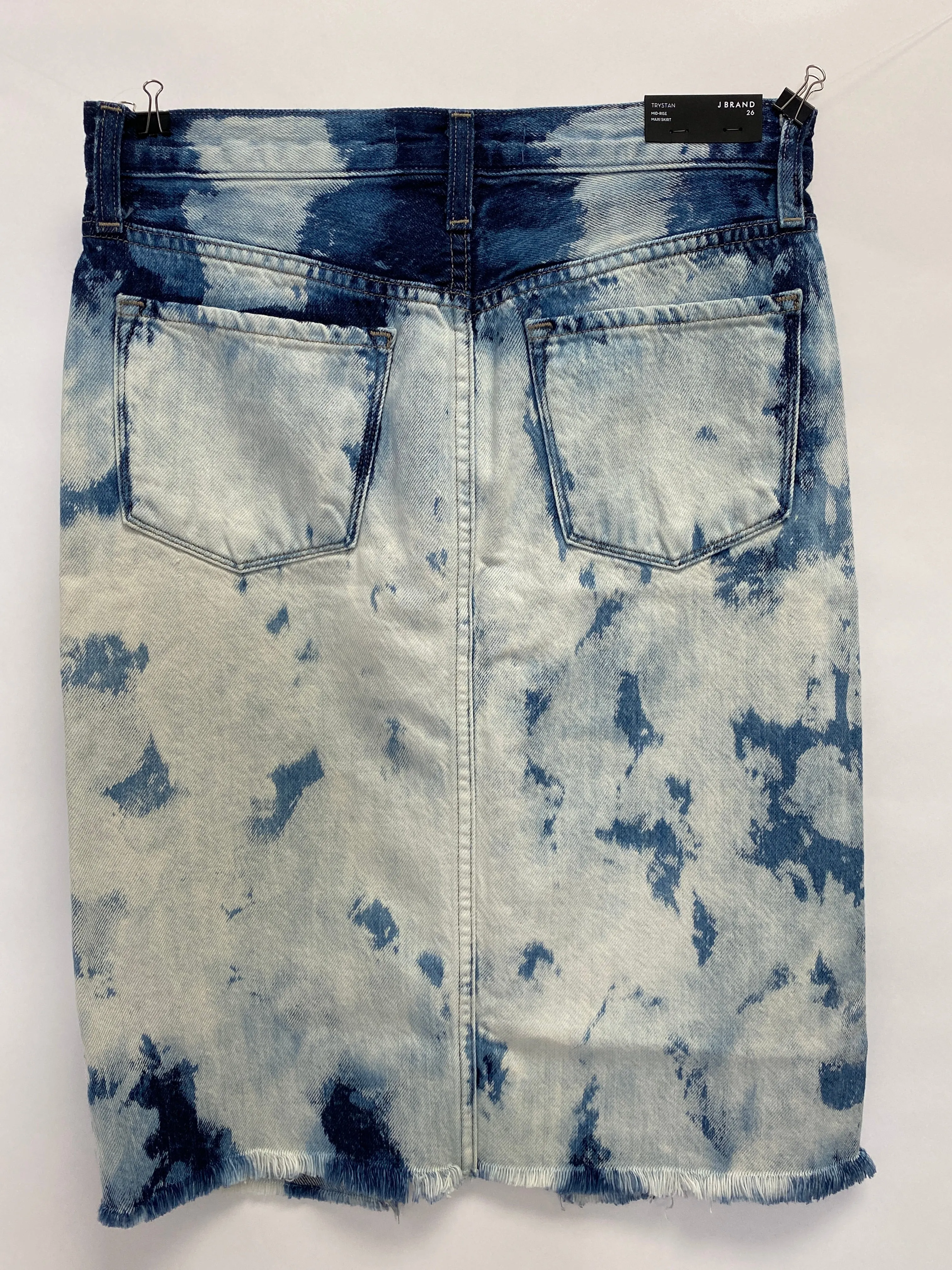 J Brand Denim Skirt 'Elation' with the Raw Hem