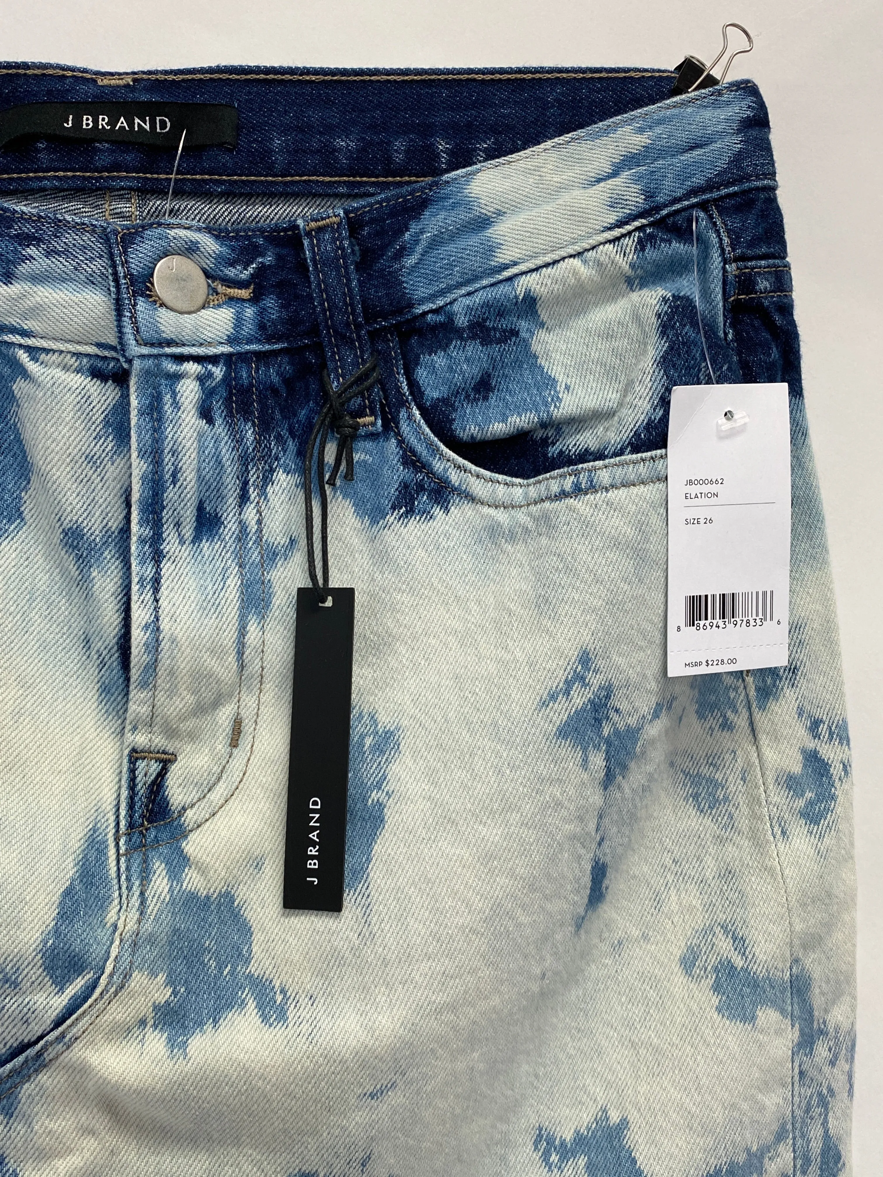 J Brand Denim Skirt 'Elation' with the Raw Hem