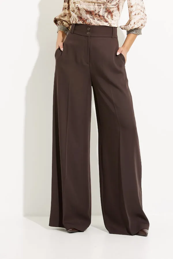Joseph Ribkoff Wide Woven Trousers