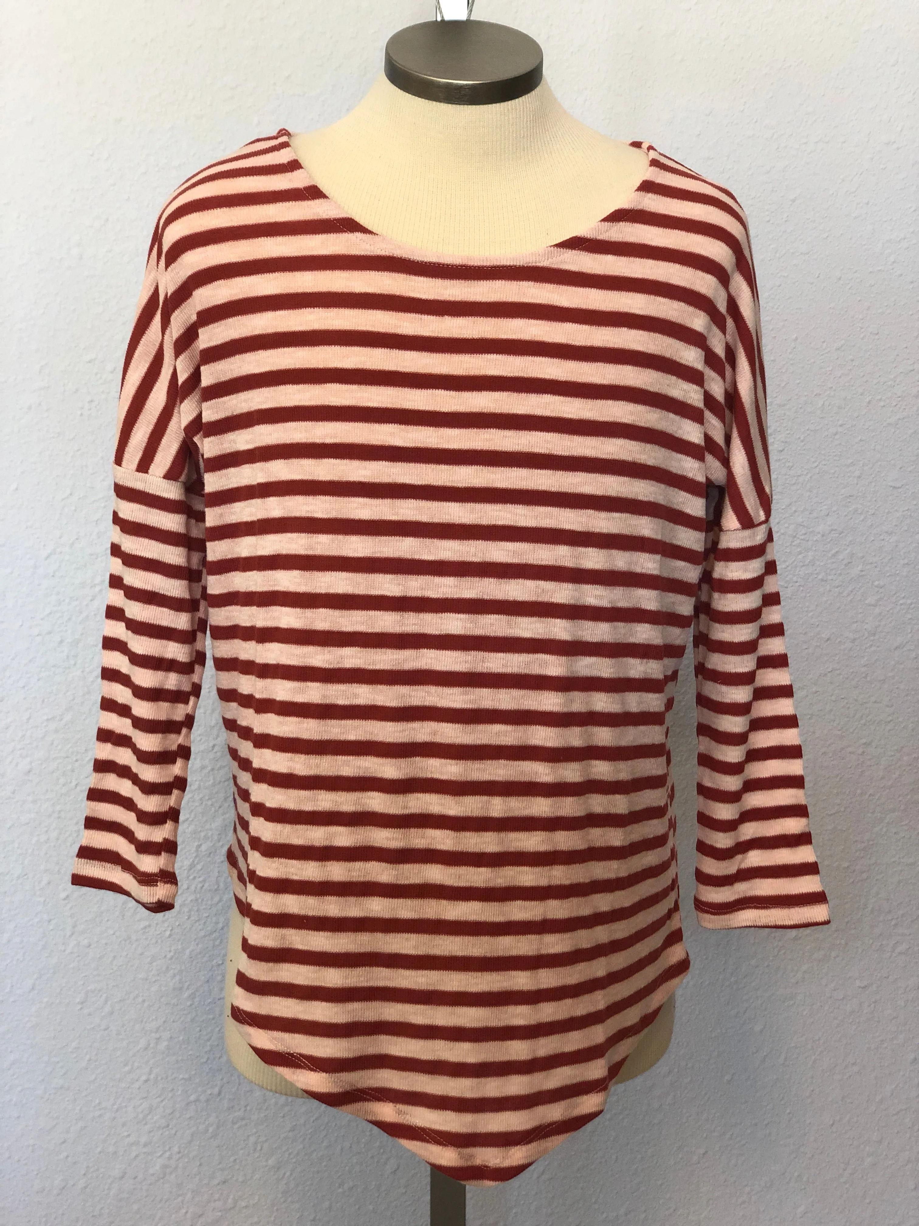 K STRIPE DOLMAN TOP