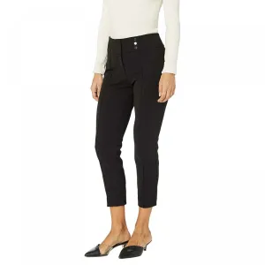Kasper Women's Button Detail Front Seaming Ankle Pants