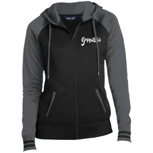 Ladies' Moisture Wick Full-Zip Hooded Jacket