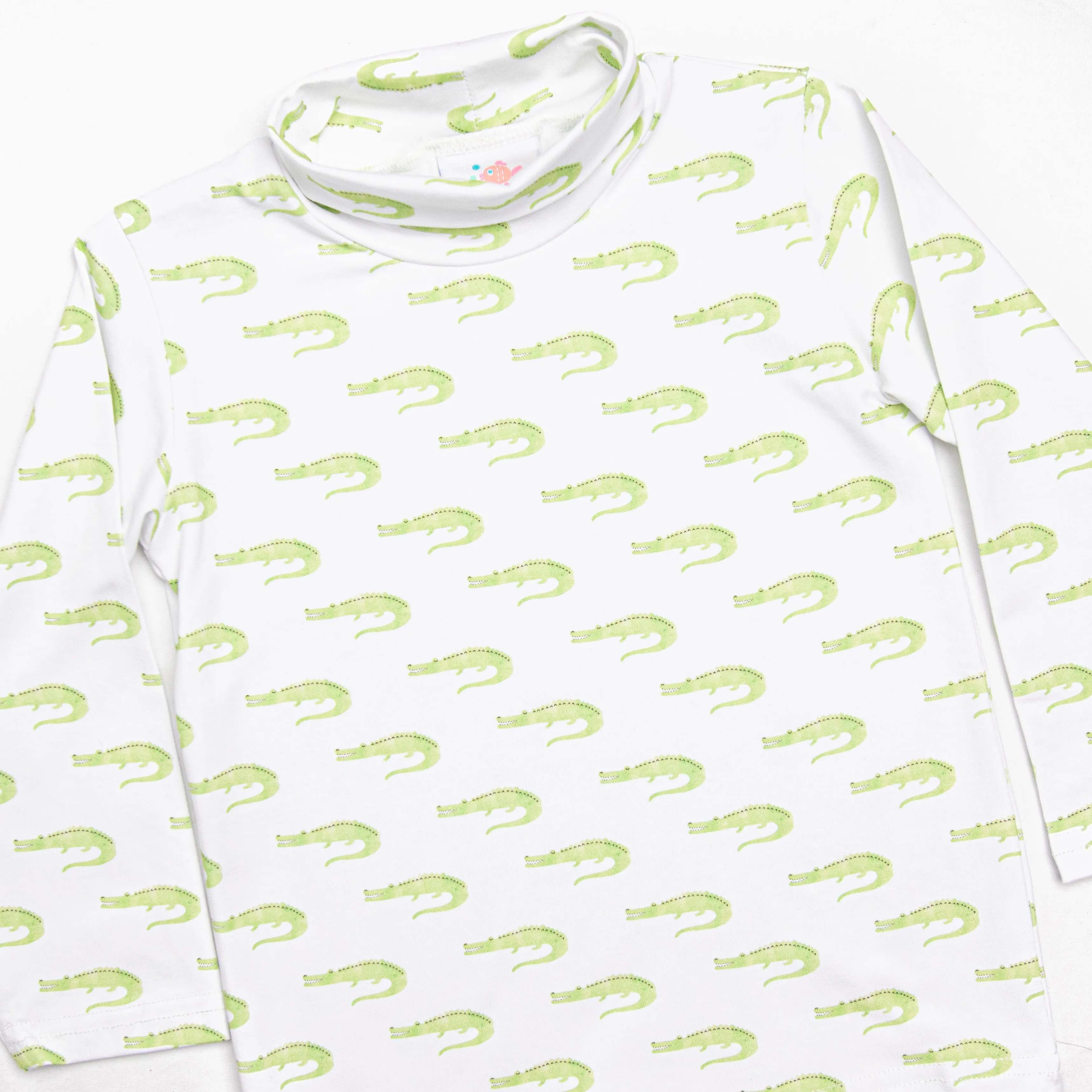 Later Alligator Turtleneck, Green