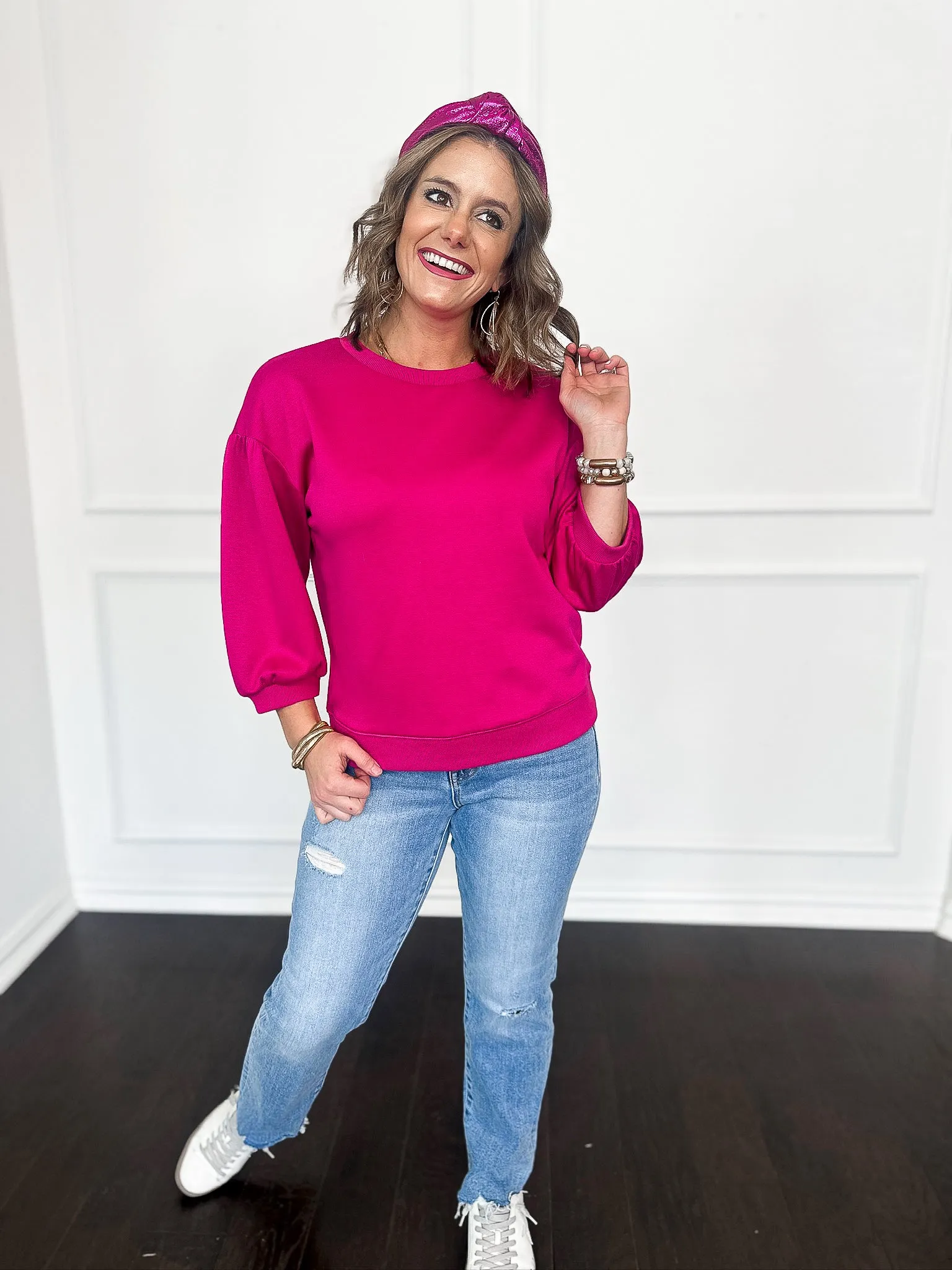 Leave it On Elevated Pullover