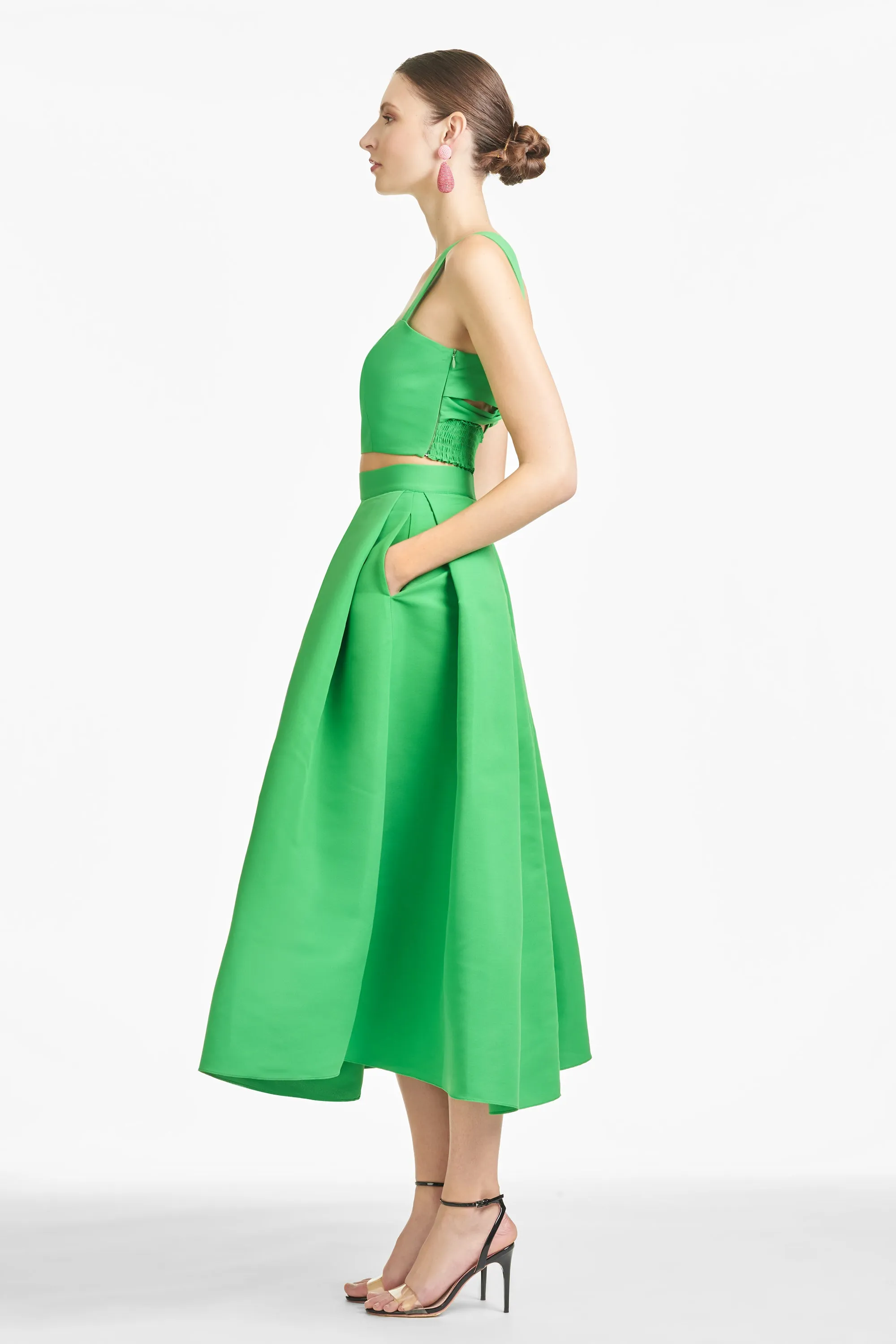 Leighton Skirt - Kelly Green - Final Sale