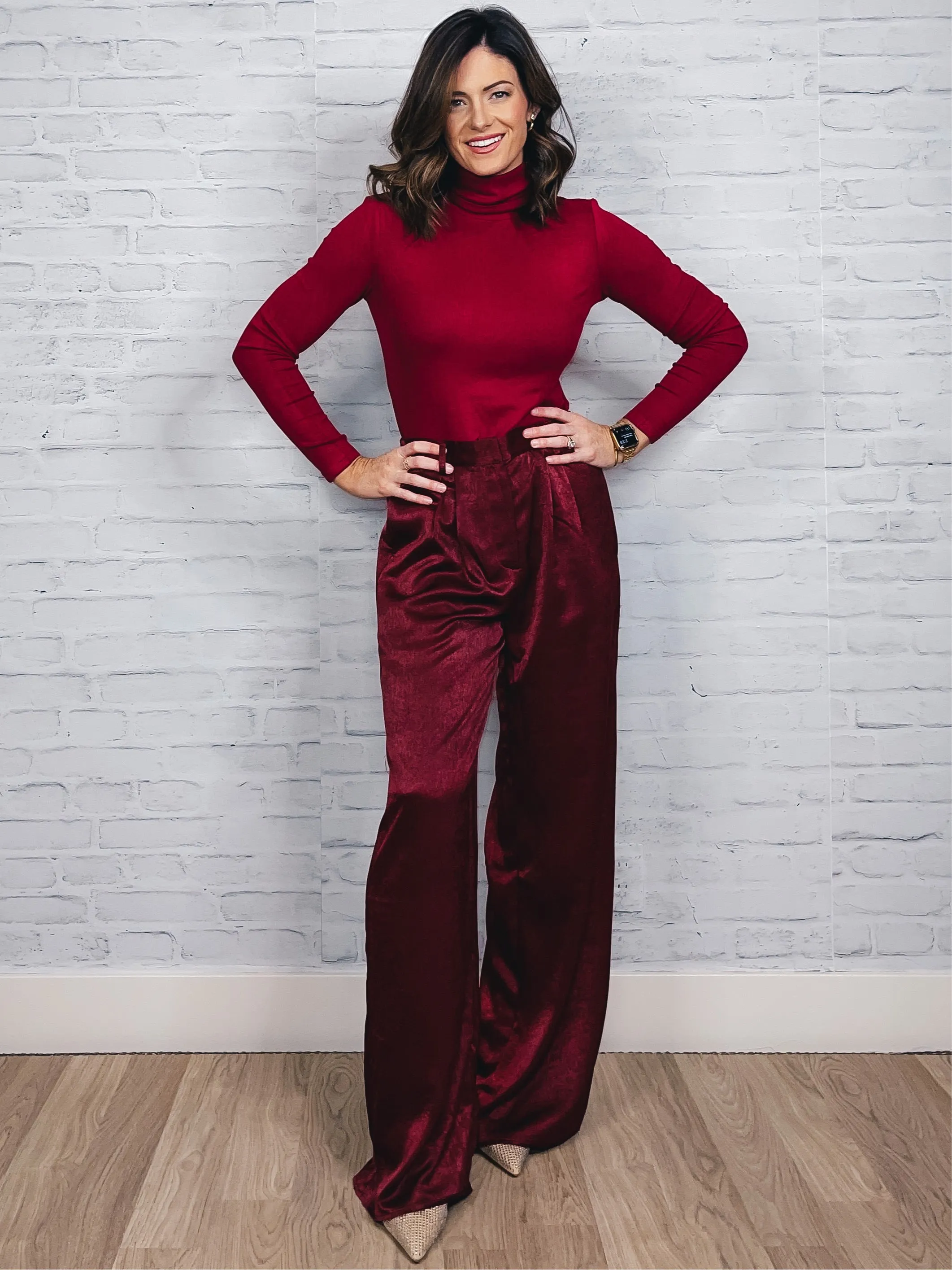 Let's Layer Top [Maroon]