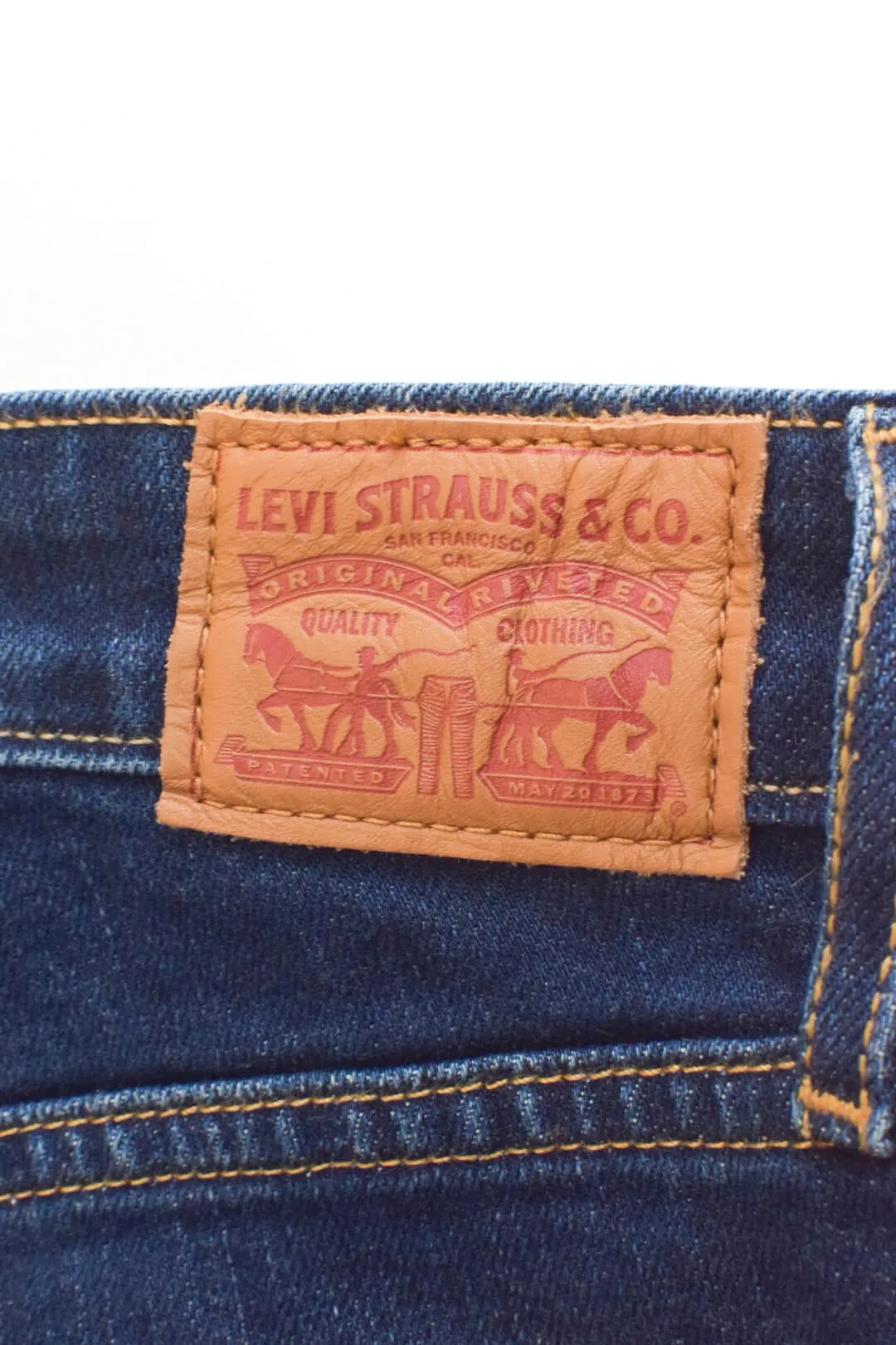 Levi 721 High Rise Skinny Holes In Knees