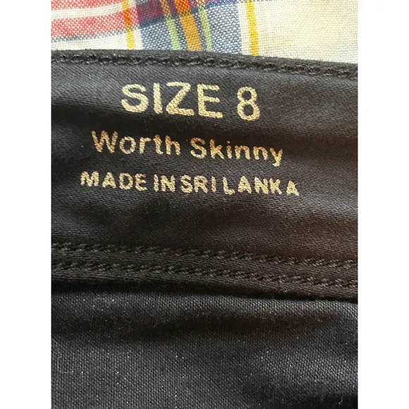 Lilly Pulitzer Worth Skinny Pants Size 8 Black