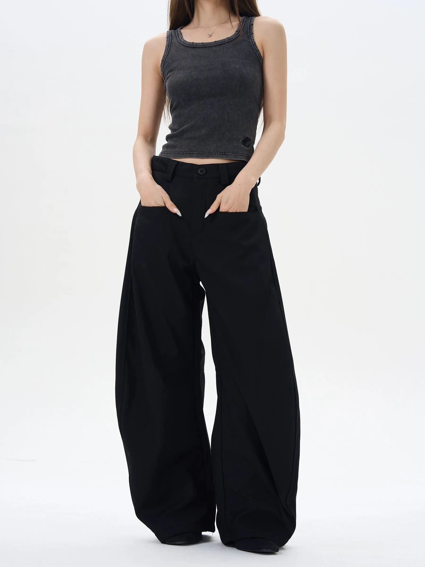 Loose Drape Scimitar Pants