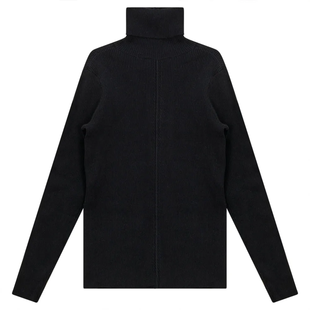Marine rib turtleneck by Gem