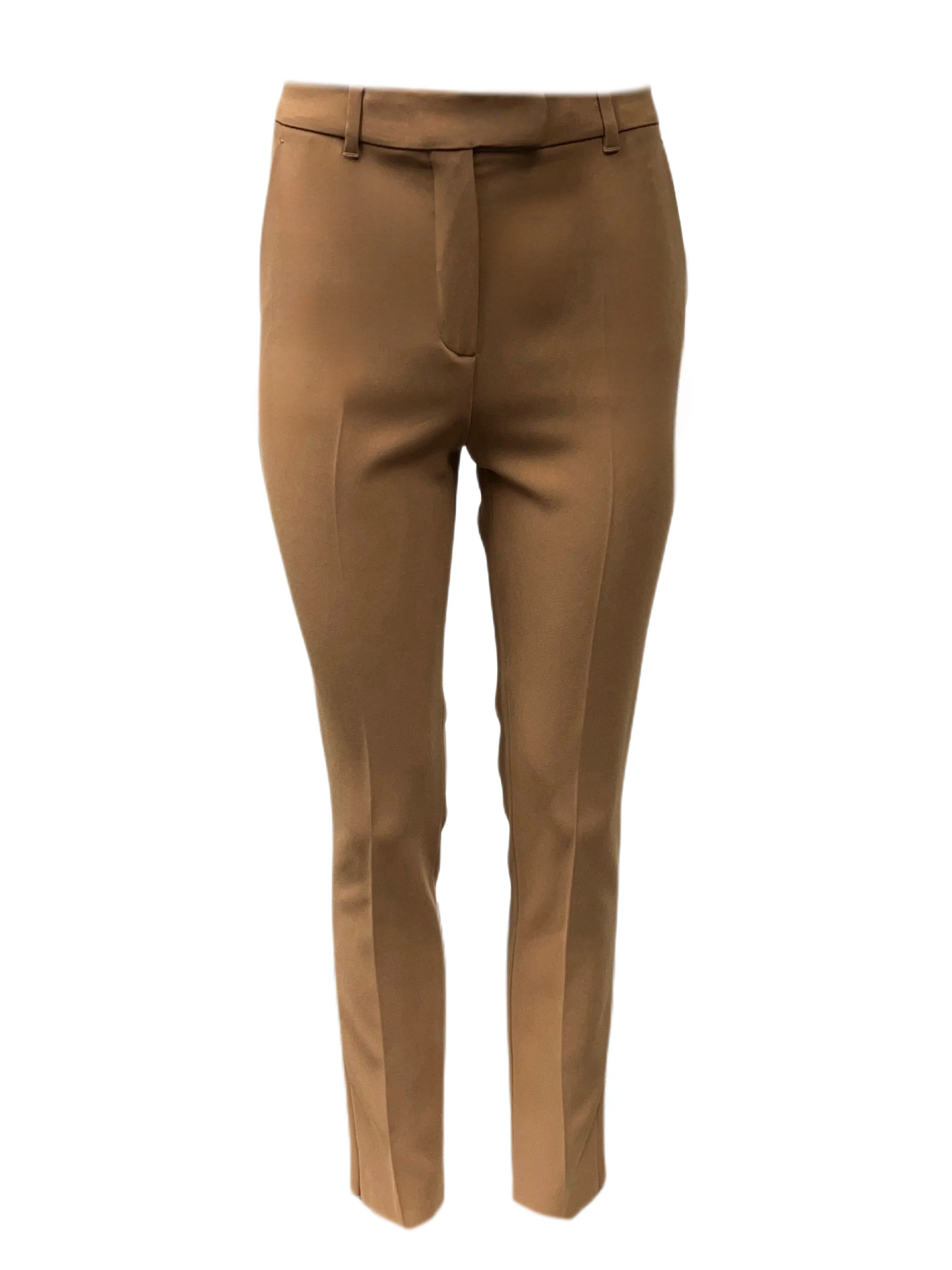 Max Mara Women's Brown Jerta Skinny Pants Size 8 NWT