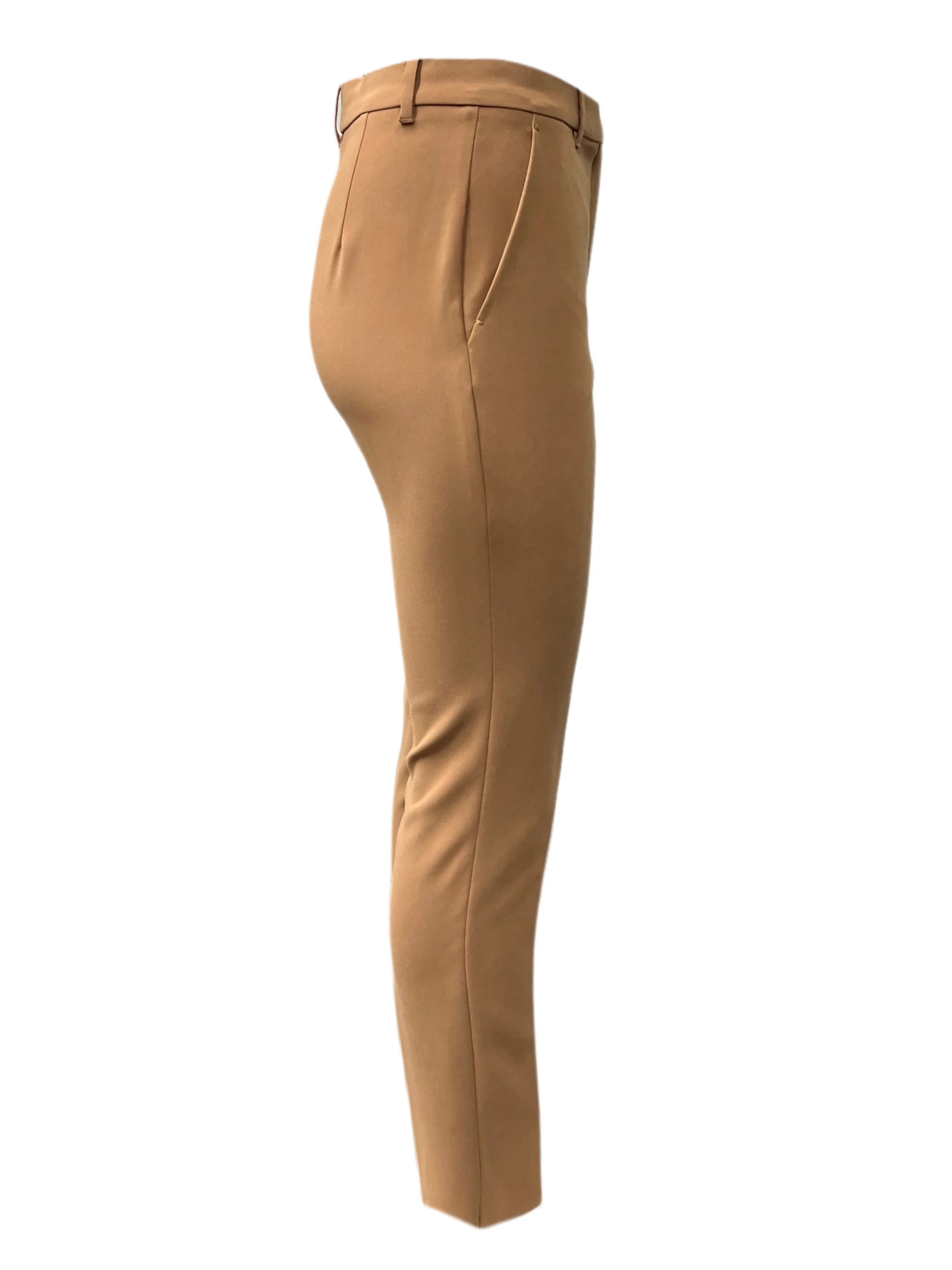 Max Mara Women's Brown Jerta Skinny Pants Size 8 NWT