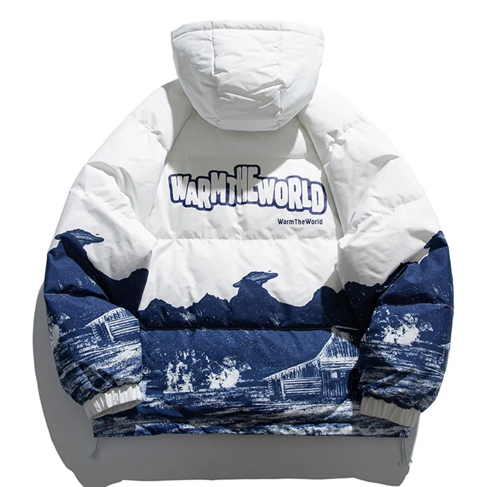 Men's Fashion Hoode Puffer Jackets
