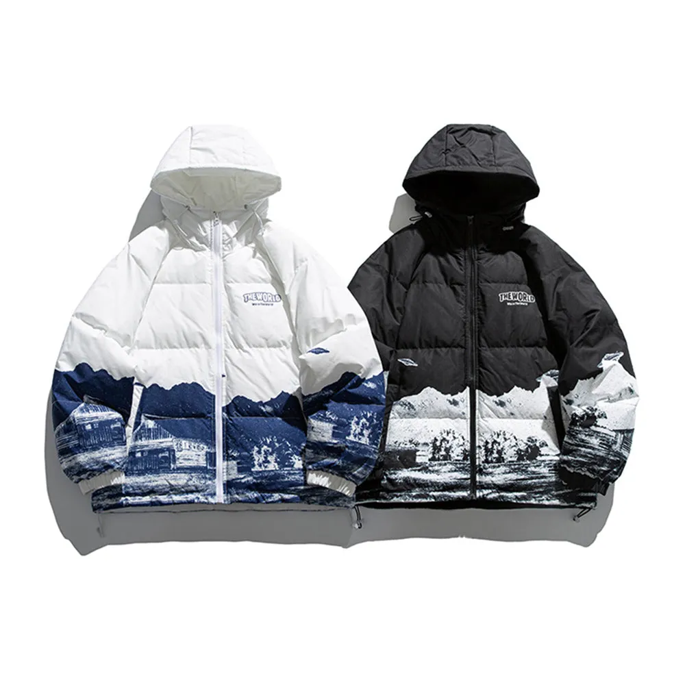 Men's Fashion Hoode Puffer Jackets
