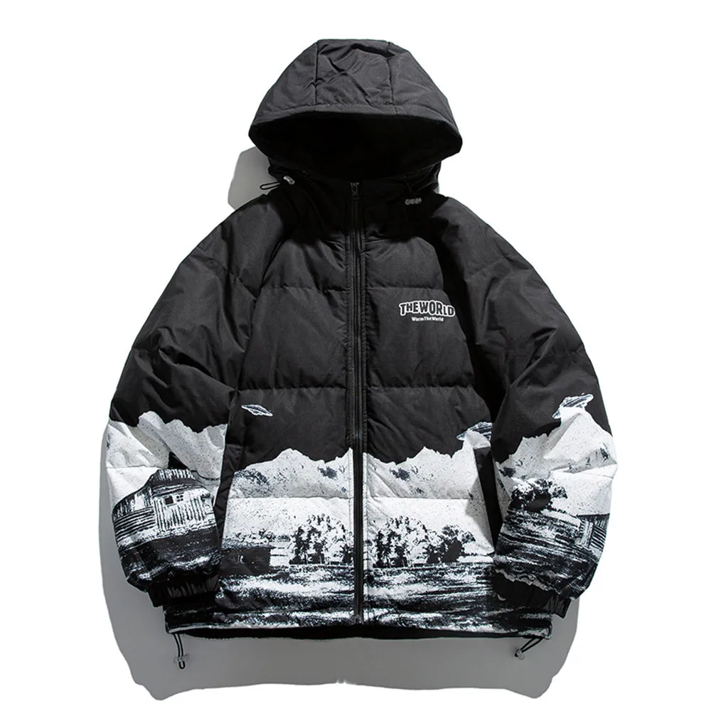 Men's Fashion Hoode Puffer Jackets