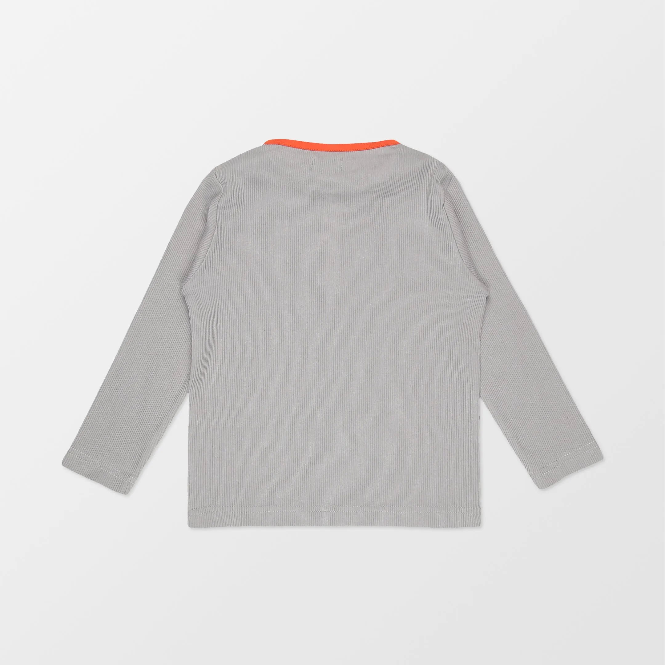 Multicoloured Stripe Print And Plain Top -2 Pack
