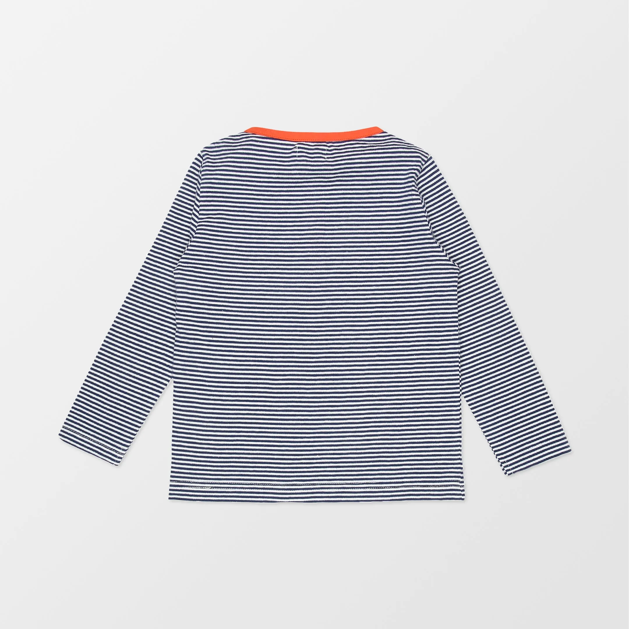 Multicoloured Stripe Print And Plain Top -2 Pack