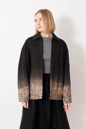 N°21 Gradient Background Print Zip Jacket