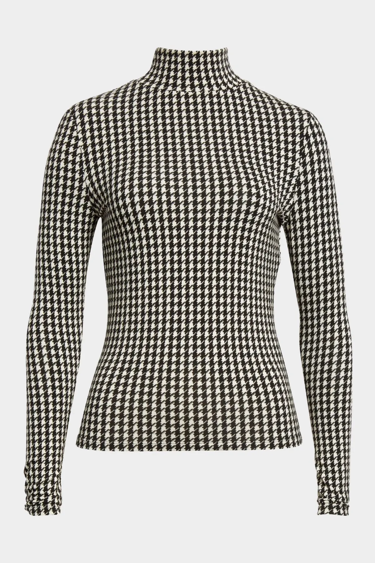 Nate Long Sleeve Top in Black and white