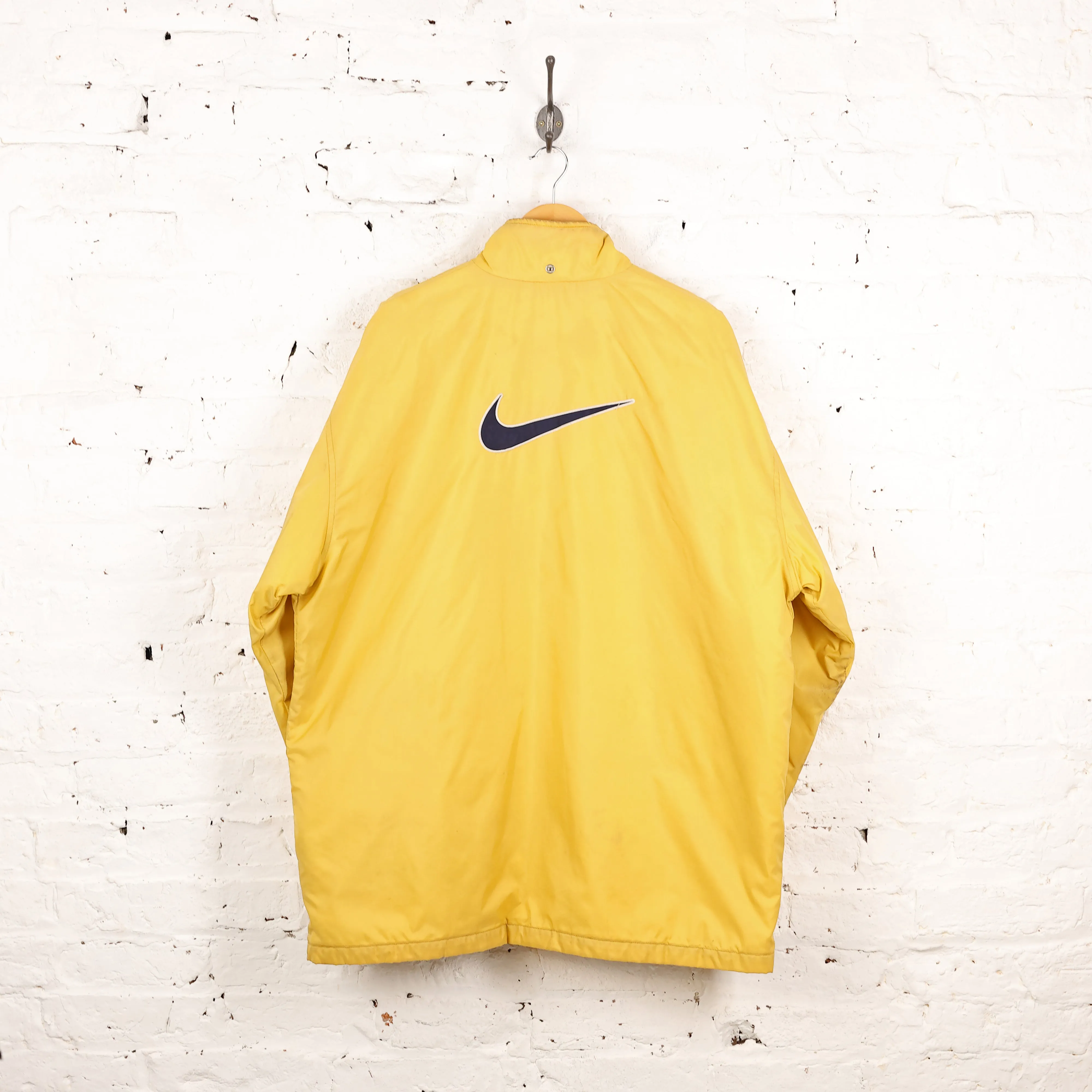 Nike 90s Bench Coat Jacket - Yellow - L
