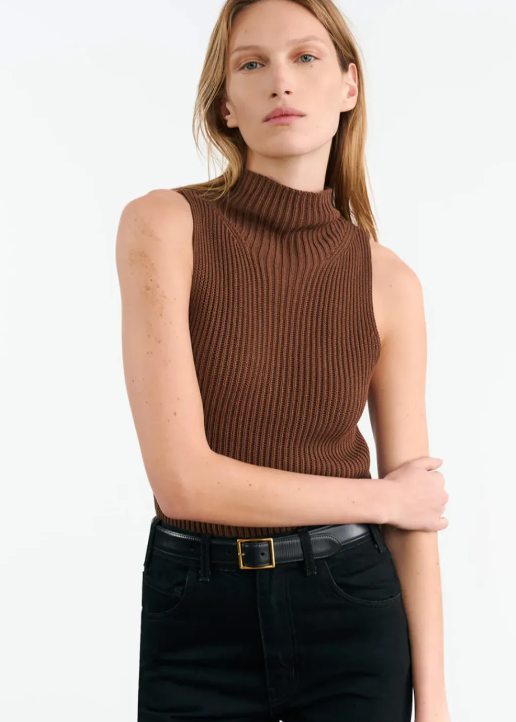 Nili Lotan Sonia Sweater in Brown