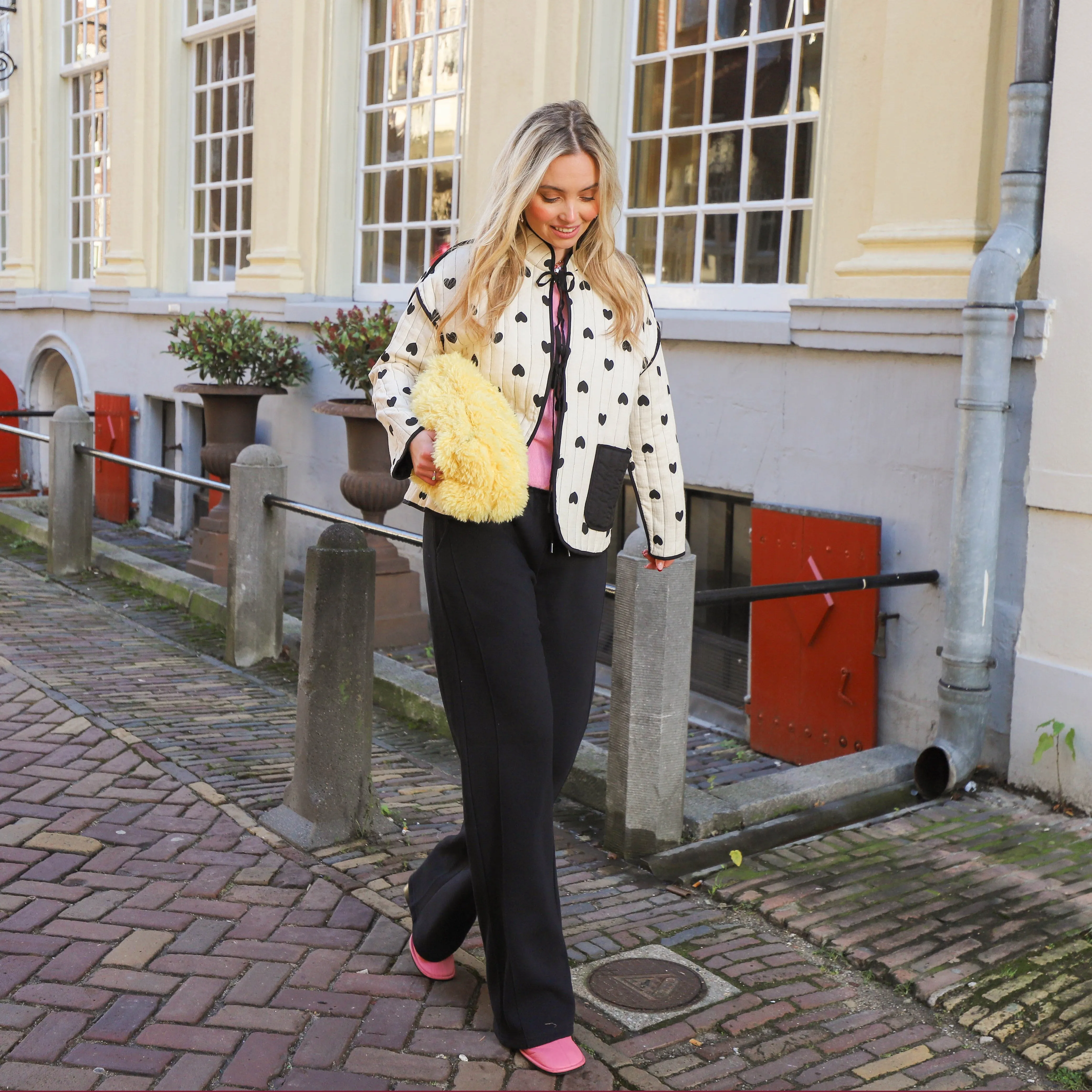 Noisy May Malden loose pants black