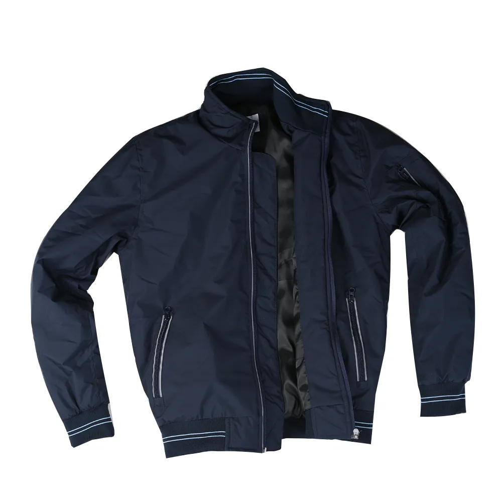Ocean Blue Bomber Jacket