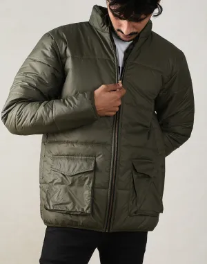 Olive Box Pocket Full Sleeves