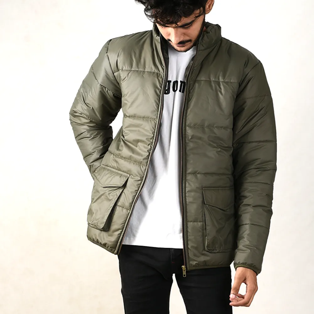 Olive Box Pocket Full Sleeves