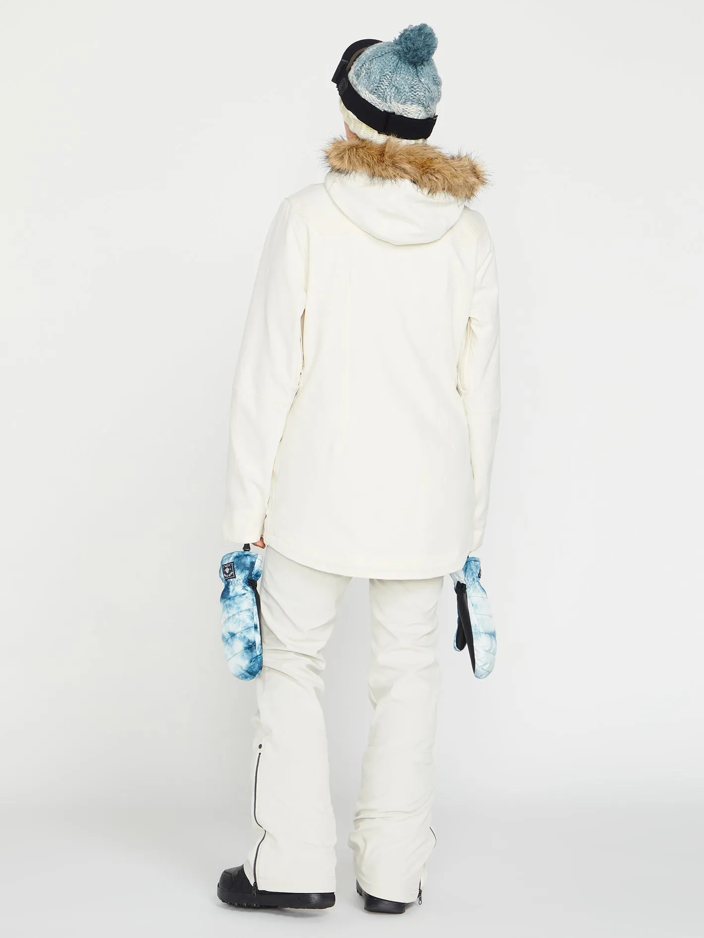 Pantalon de snow Battle Stretch High Rise - Off White