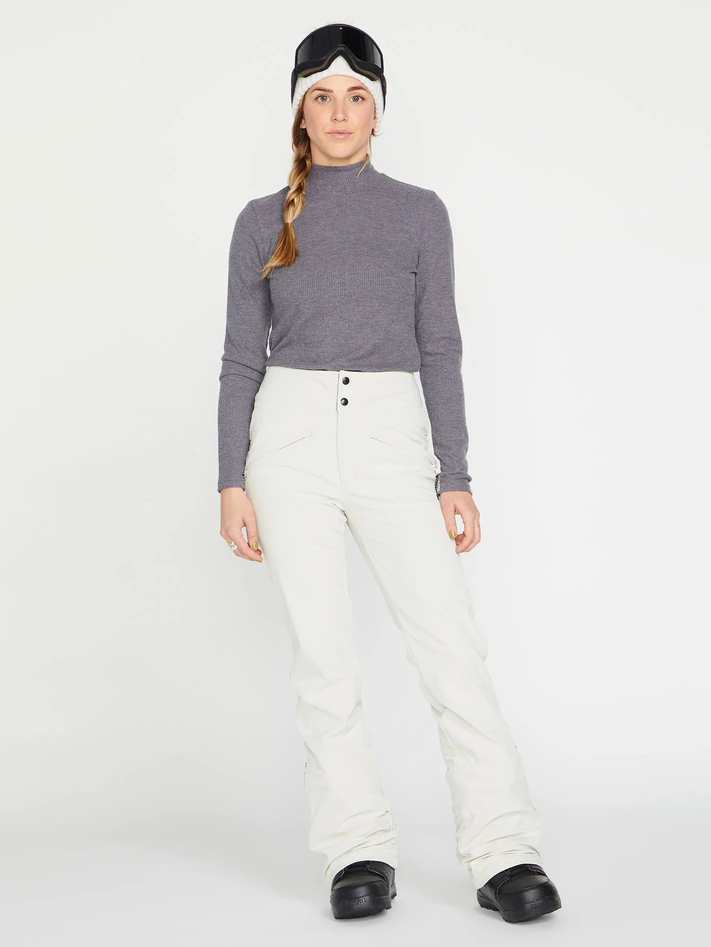 Pantalon de snow Battle Stretch High Rise - Off White