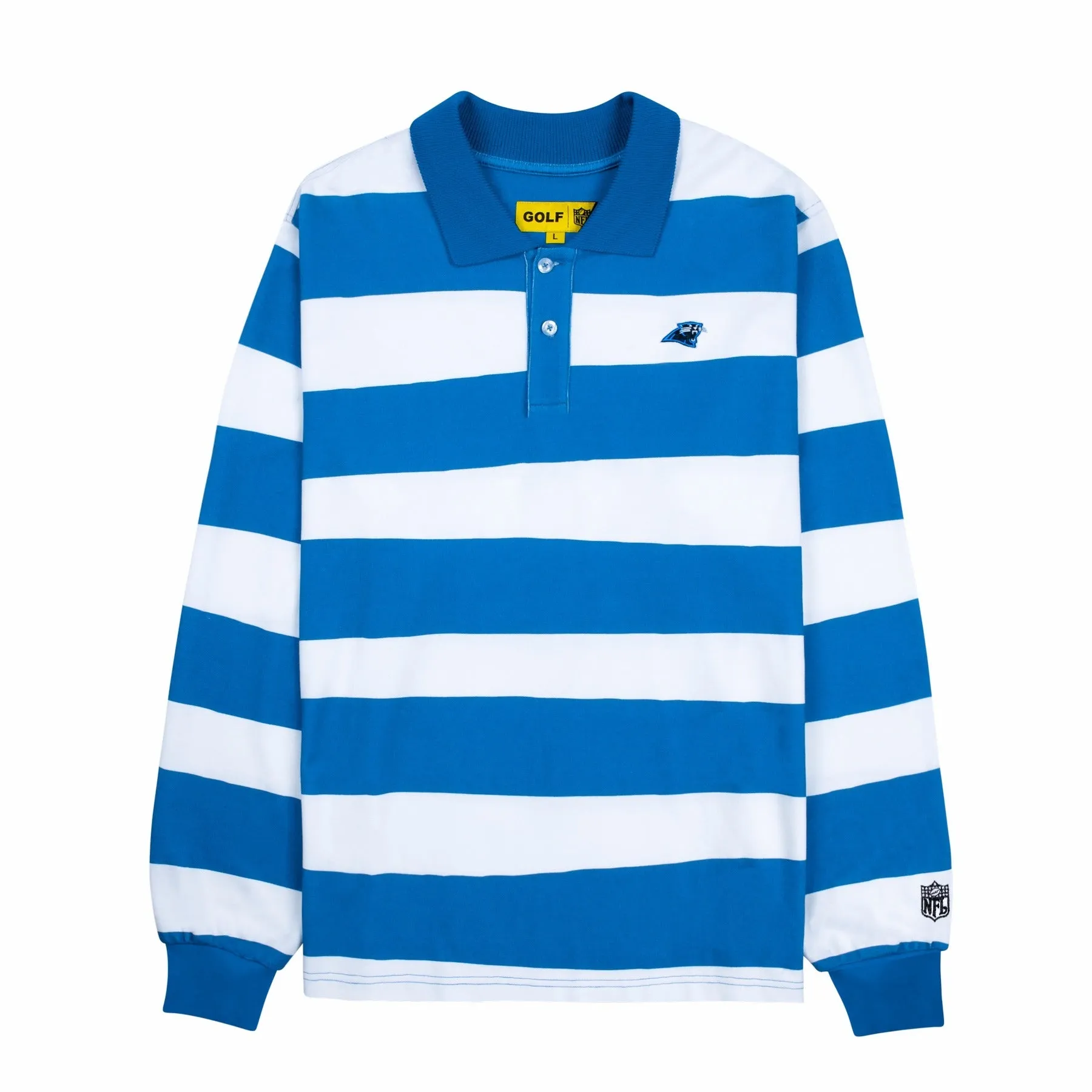 PANTHERS LONG SLEEVE POLO by GOLF WANG