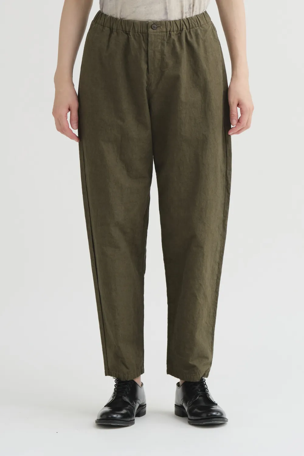 Pas de Calais Cotton Hemp Loose Slim Pants