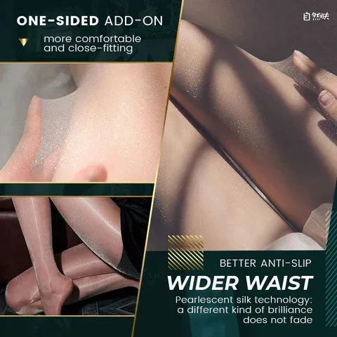 Pearlescent Silk Stockings Sexy Nylon Pantyhose Ladies Breathable High Elastic Tights Stockings Skinny High Waist Black Tights