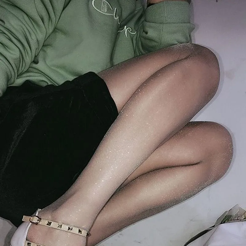Pearlescent Silk Stockings
