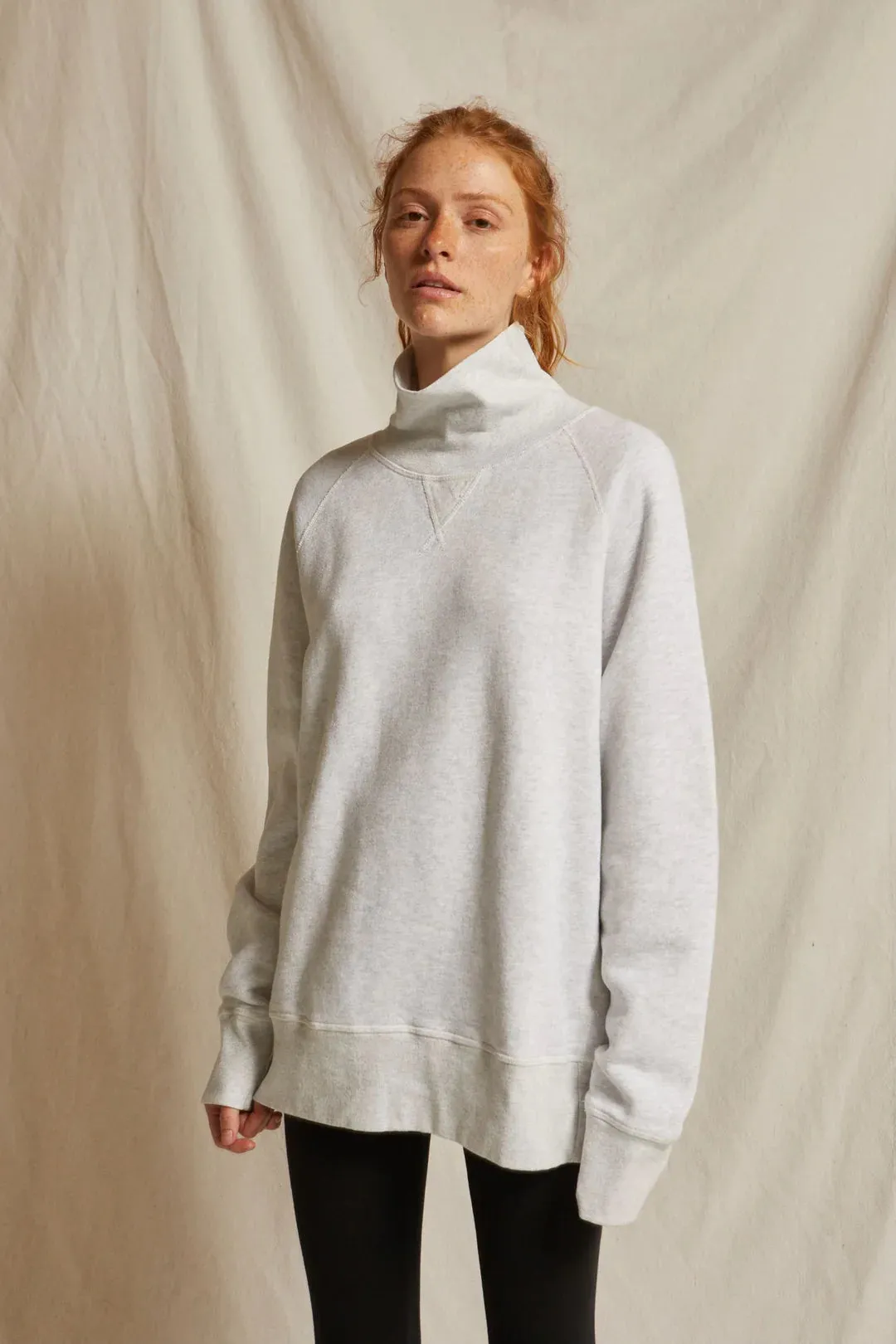 Perfect White Tee Faris Oversized Turtleneck