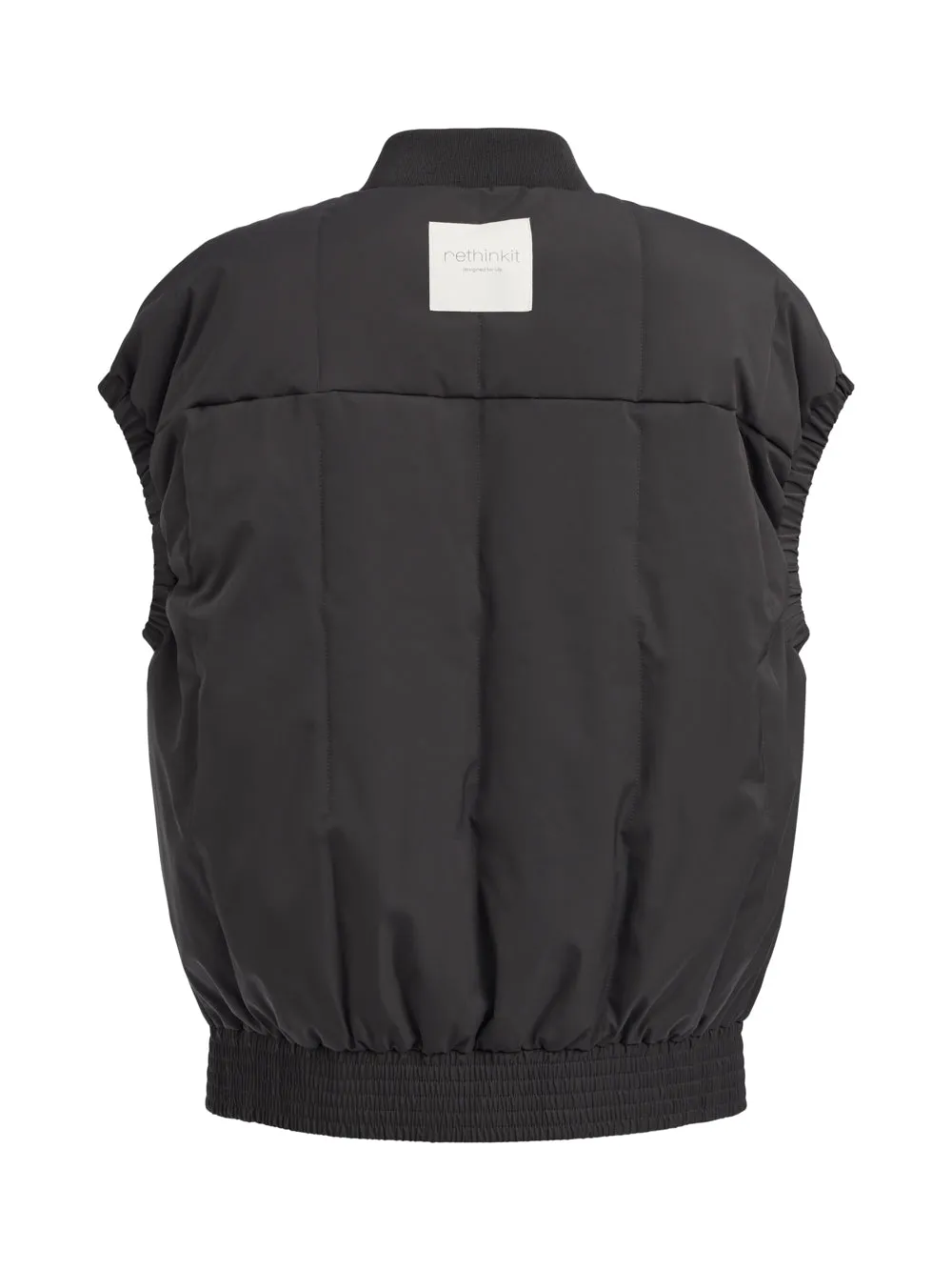 Puffer Gilet To Go - almost black