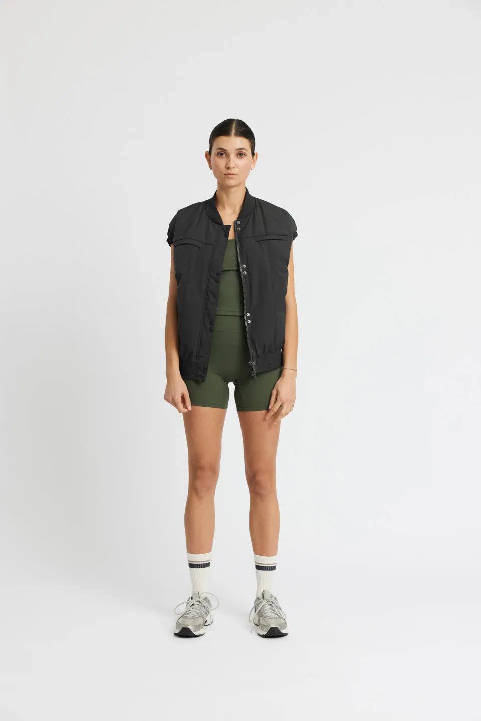 Puffer Gilet To Go - almost black