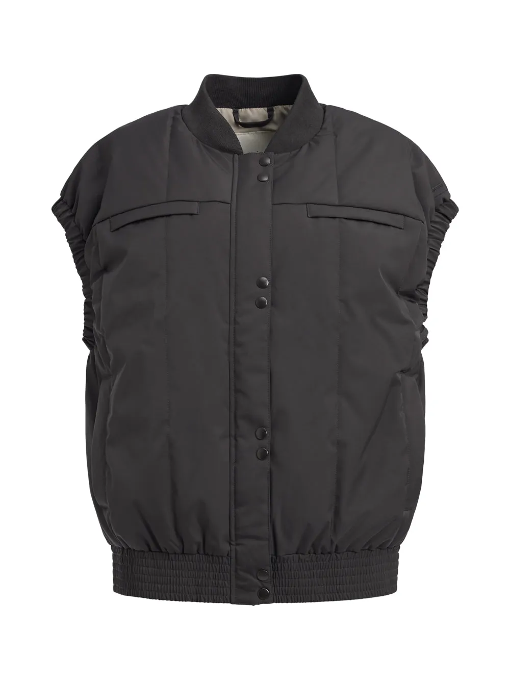 Puffer Gilet To Go - almost black