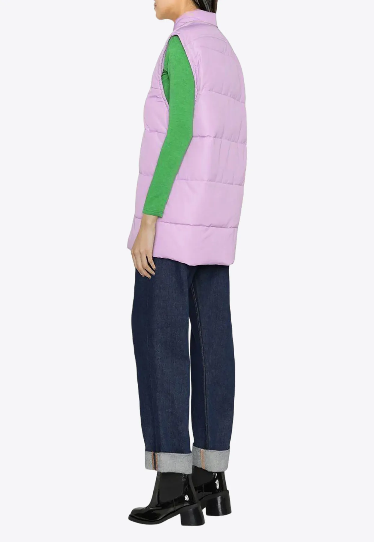 Puffer Jacket with Detachable Sleeves