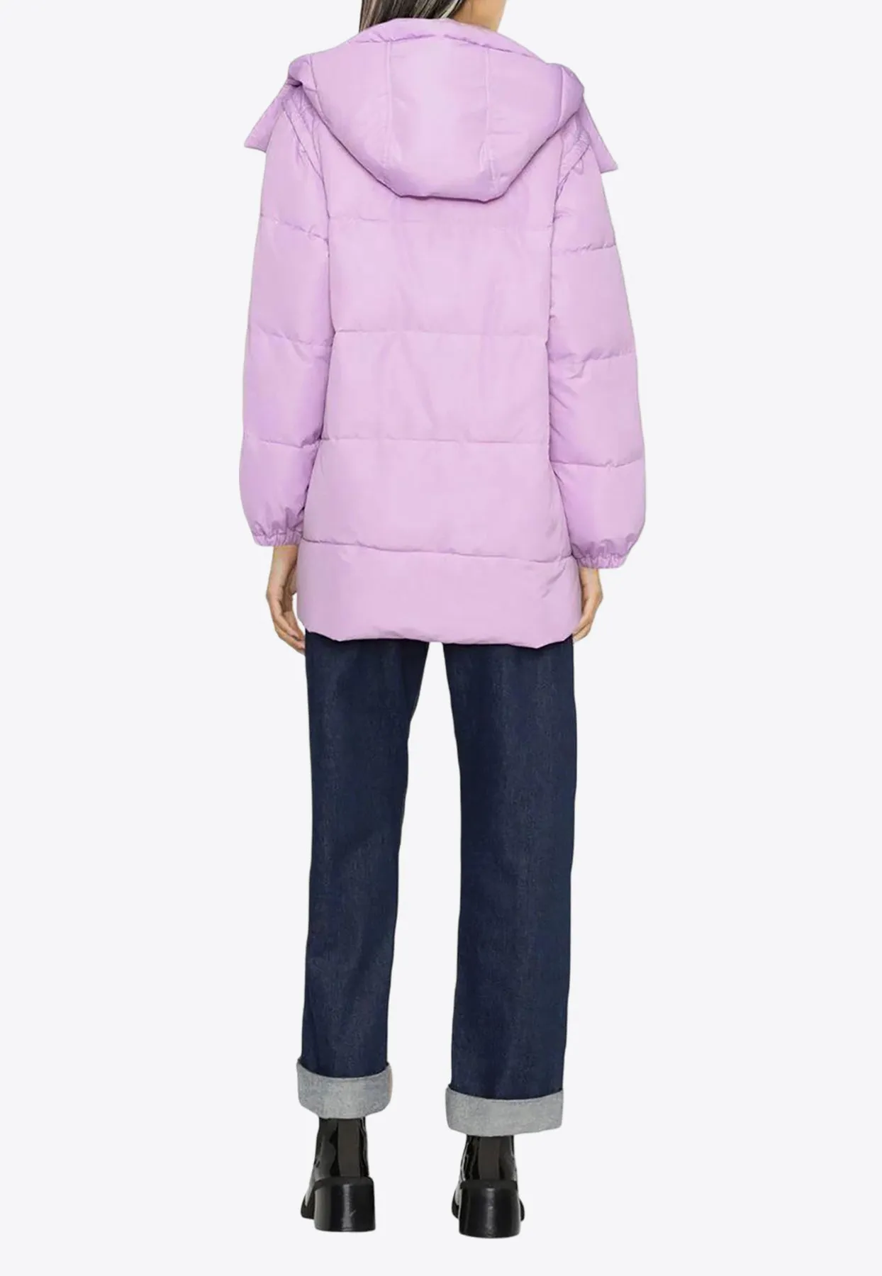Puffer Jacket with Detachable Sleeves