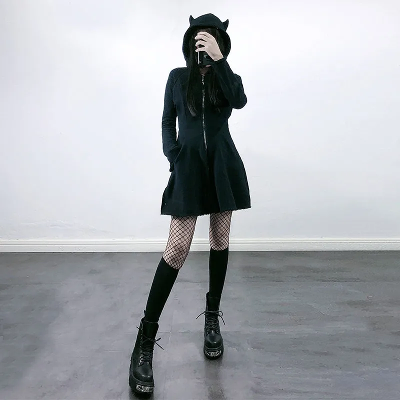 "GIRL POWER" HOODIE DRESS N082901